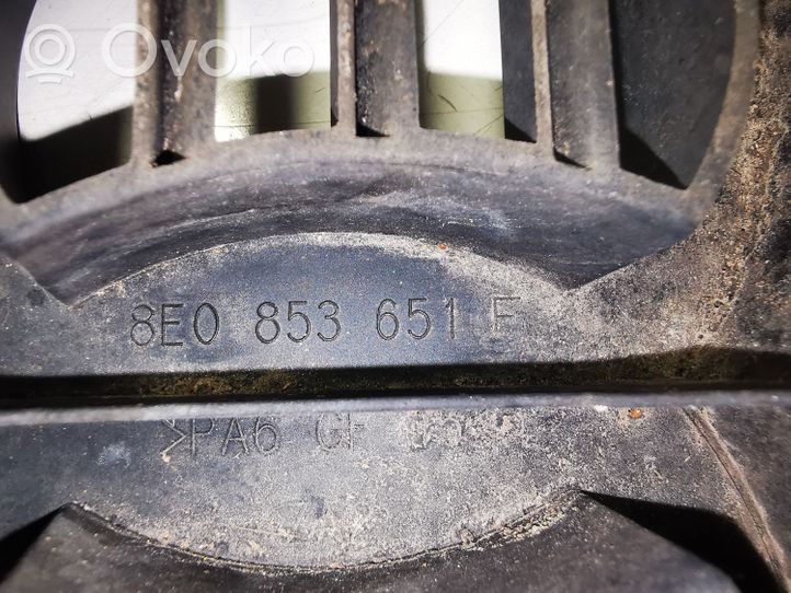 Audi A4 S4 B6 8E 8H Griglia superiore del radiatore paraurti anteriore 8E0853651