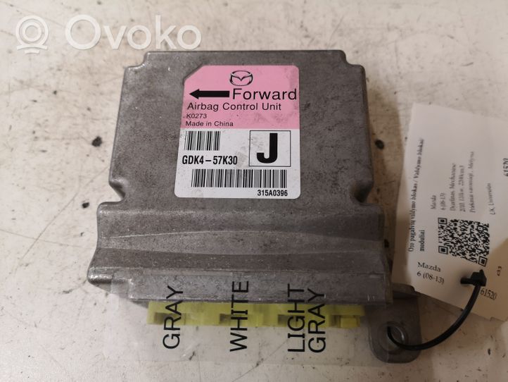 Mazda 6 Module de contrôle airbag GDK457K30