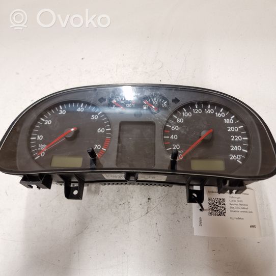 Volkswagen Golf IV Compteur de vitesse tableau de bord 1J0919861D