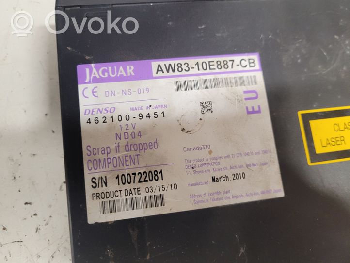 Jaguar XF Navigaatioyksikkö CD/DVD-soitin AW8310E887CB