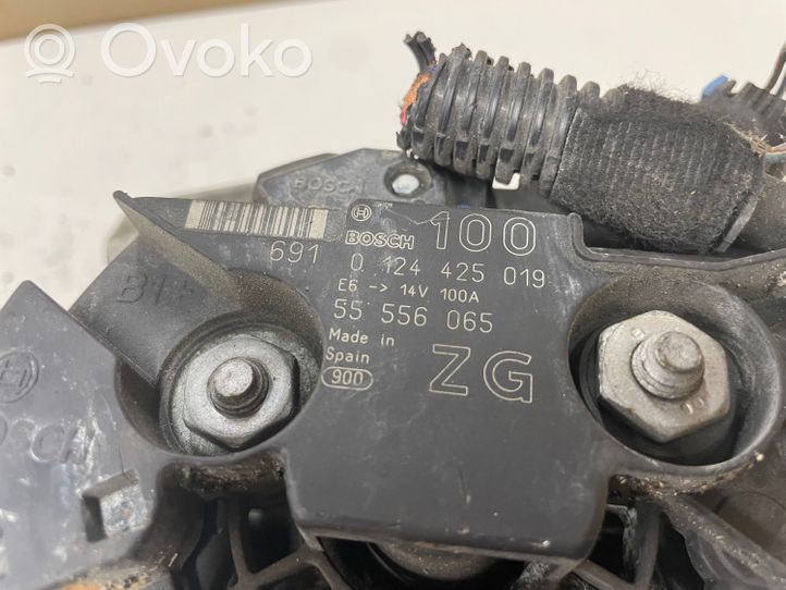 Opel Vectra C Generatore/alternatore 0124425019