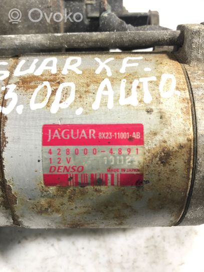 Jaguar XF Käynnistysmoottori 8X2311001AB