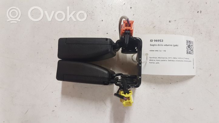 Volvo V40 Boucle de ceinture de sécurité arrière centrale 31377484