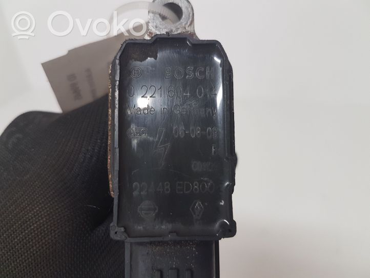 Nissan Qashqai Cewka zapłonowa wysokiego napięcia 0221604014