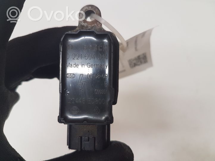 Nissan Qashqai Cewka zapłonowa wysokiego napięcia 0221604014