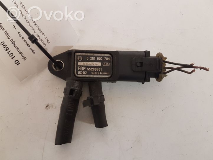 Opel Zafira B Exhaust gas pressure sensor 0281002784