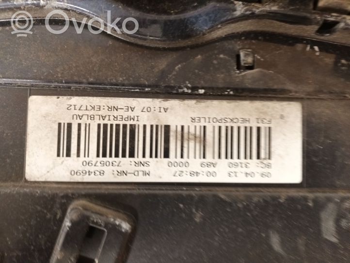 BMW 3 F30 F35 F31 Spojler klapy tylnej / bagażnika 730579007