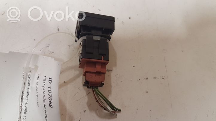 Citroen C4 I ESP (stability program) switch 96476624XT