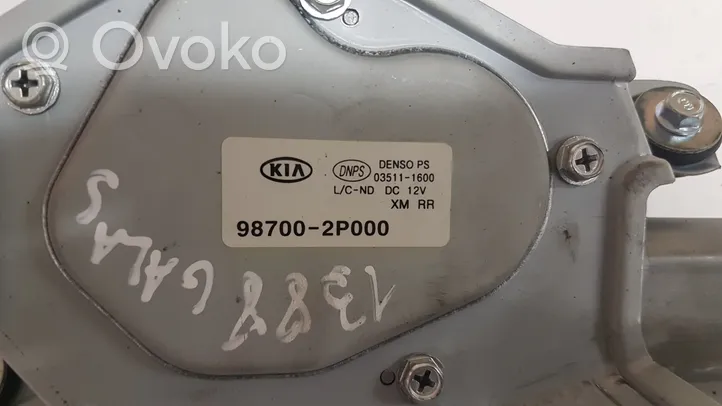 KIA Sorento Rear window wiper motor 987002P000