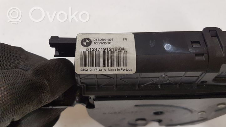 BMW 5 F10 F11 Blocco/chiusura/serratura del portellone posteriore/bagagliaio 5124719121204