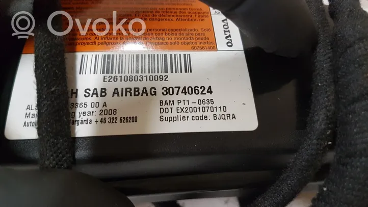 Volvo V70 Poduszka powietrzna Airbag fotela 30740624