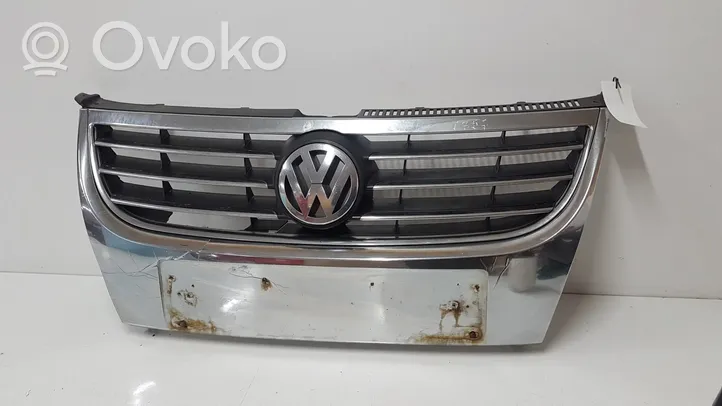 Volkswagen Touran I Grille calandre supérieure de pare-chocs avant 