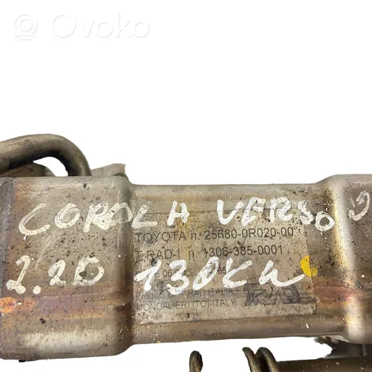 Toyota Corolla Verso E121 Valvola di raffreddamento EGR 256800R02000