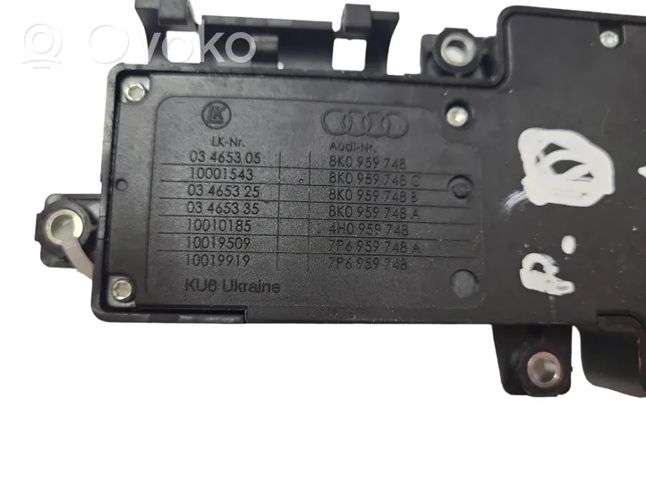 Audi A4 S4 B8 8K Interruttore di controllo del sedile 8K0959748C