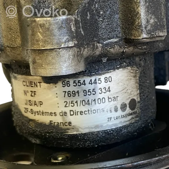 Peugeot 607 Ohjaustehostimen pumppu 9655444580