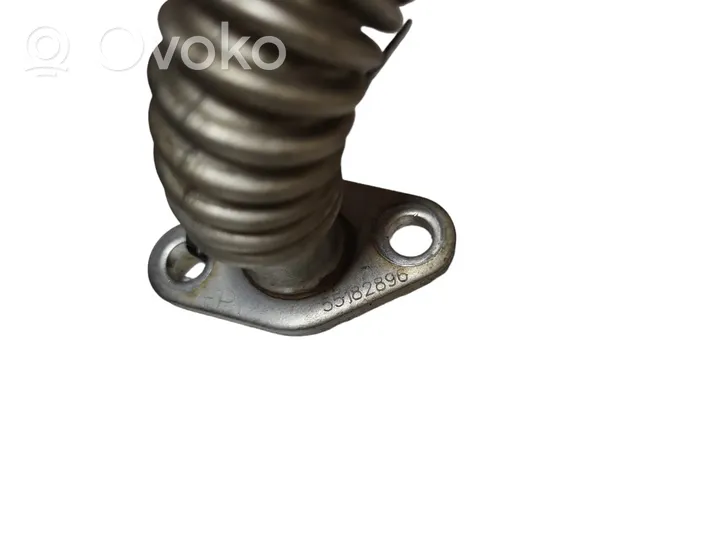 Opel Vectra C Tubo flessibile mandata olio del turbocompressore turbo 55182896