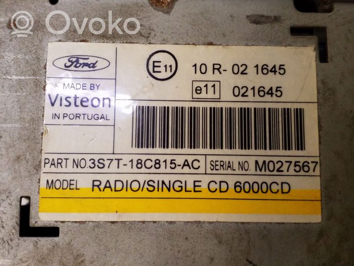 Ford Mondeo Mk III Panel / Radioodtwarzacz CD/DVD/GPS 3S7T18C815AC