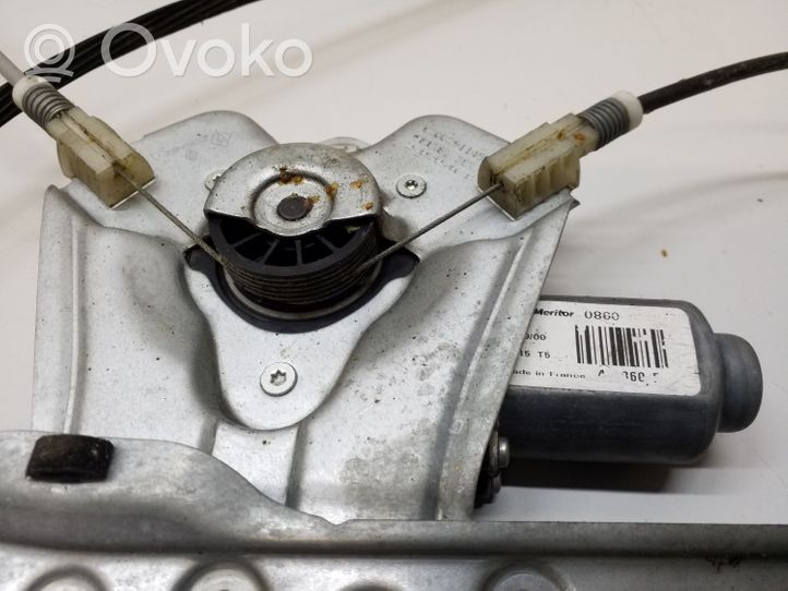 Renault Clio III Mechanizm podnoszenia szyby przedniej bez silnika 8200291145