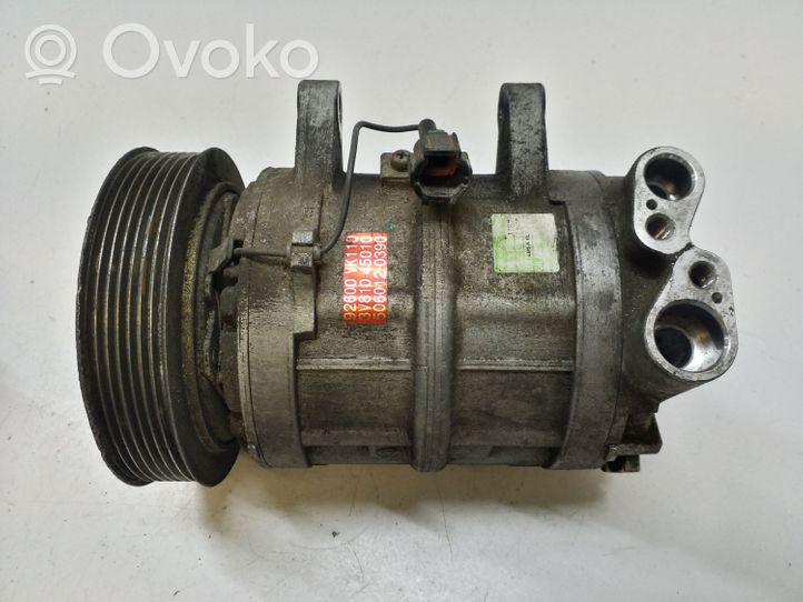 Nissan Terrano Ilmastointilaitteen kompressorin pumppu (A/C) 92600VK110