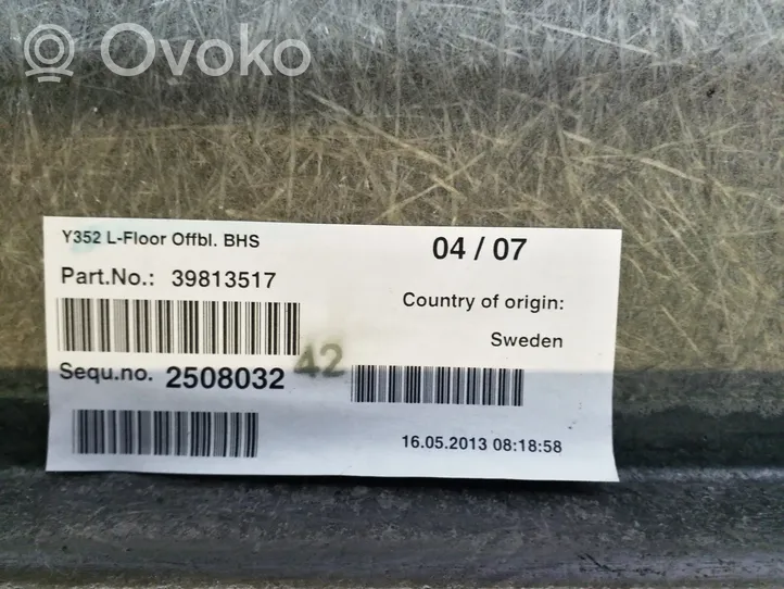 Volvo V60 Wykładzina podłogowa bagażnika 39813517