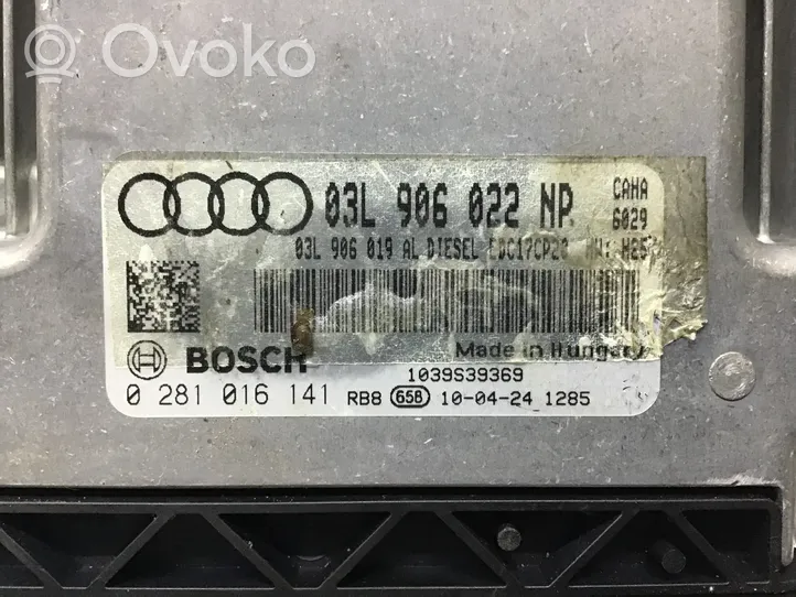 Audi A5 Sportback 8TA Sterownik / Moduł ECU 03L906022NP