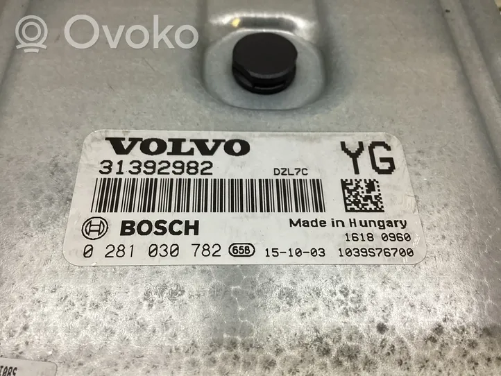 Volvo XC60 Unidad de control/módulo del motor 31392982
