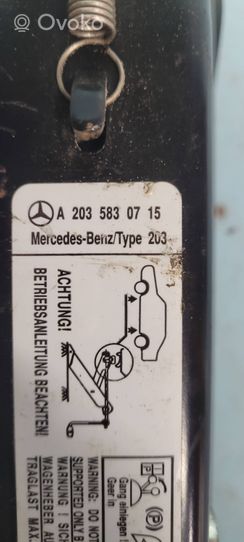 Mercedes-Benz CLK A209 C209 Cric de levage A2035830715