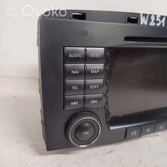 Mercedes-Benz R W251 Radio/CD/DVD/GPS-pääyksikkö A2518200979