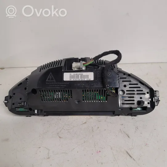 Mercedes-Benz E W211 Tachimetro (quadro strumenti) A2115403447