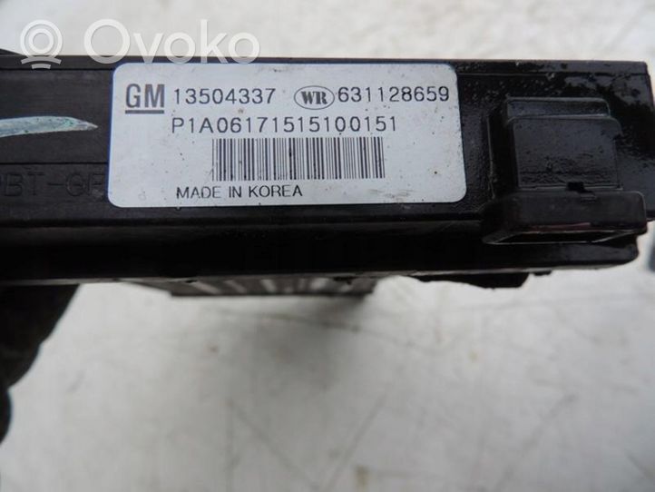 Opel Mokka Résistance moteur de ventilateur de chauffage 13504337 