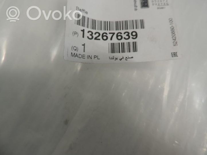 Opel Astra J Osłona chłodnicy 13267639