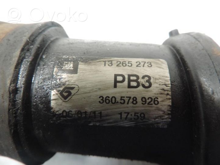 Opel Astra J Tube d'admission de tuyau de refroidisseur intermédiaire 13265273