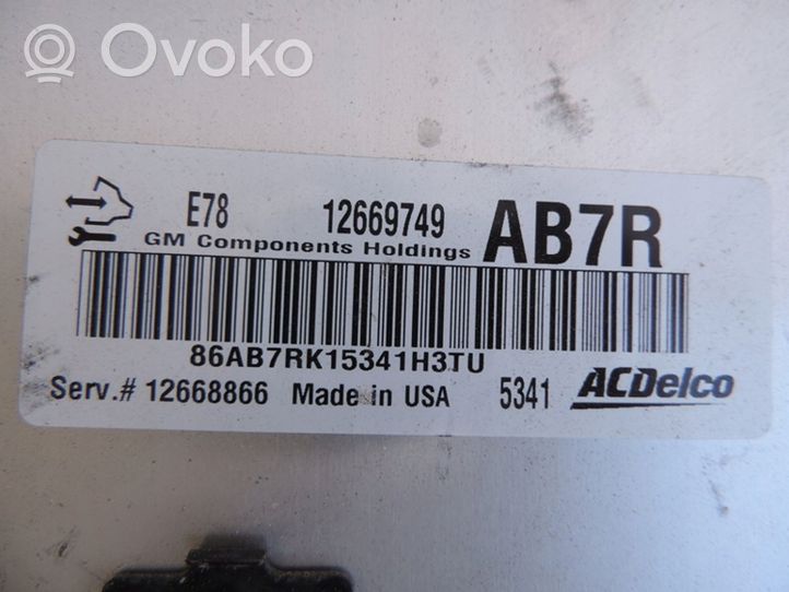 Opel Mokka Centralina/modulo motore ECU 12669749