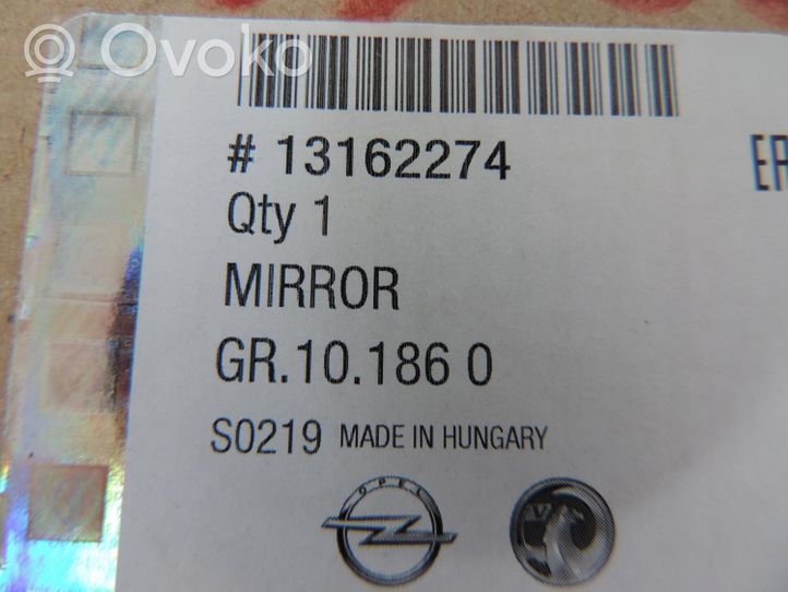Opel Zafira B Verre de rétroviseur latéral 13162274