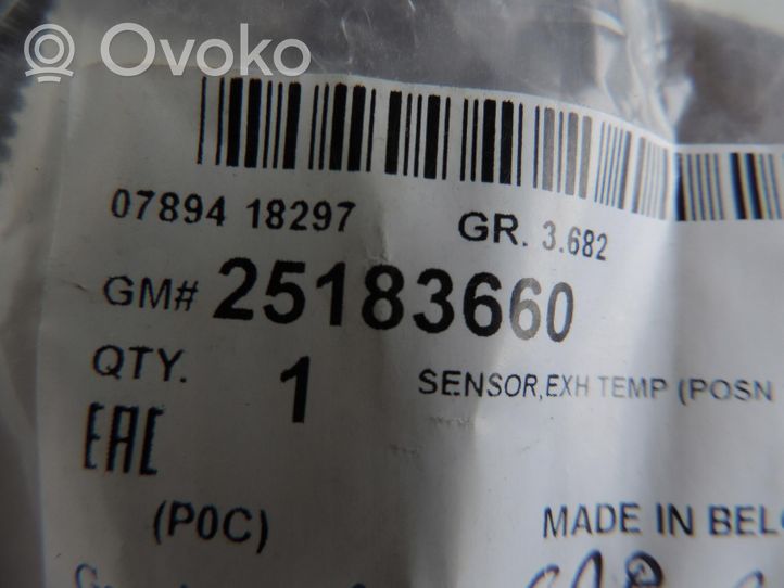 Opel Antara Izplūdes gāzu spiediena sensors 25183660