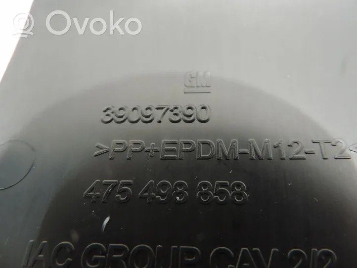 Opel Crossland X Zaślepka / Osłona haka holowniczego tylna 39097390