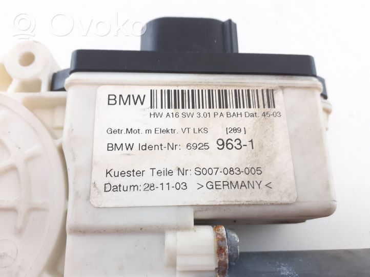 BMW X3 E83 Motorino alzacristalli della portiera anteriore 6925963