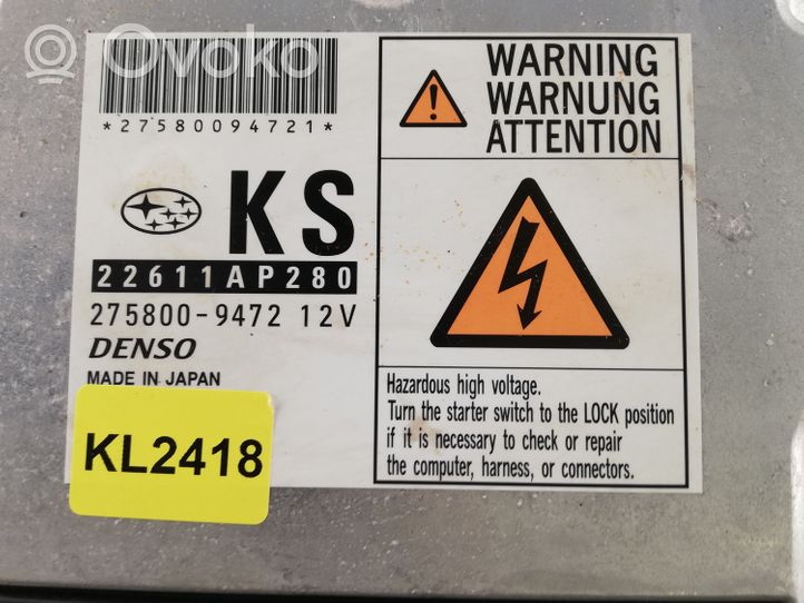 Subaru Impreza II Sterownik / Moduł ECU 22611AP280