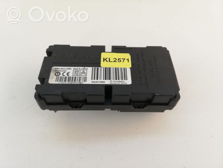 Citroen C5 Sterownik / Moduł kontroli ciśnienia w oponach 9664919880