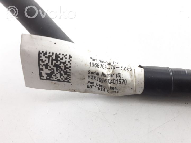 Tesla Model 3 Minuskabel Massekabel Batterie 106876800E