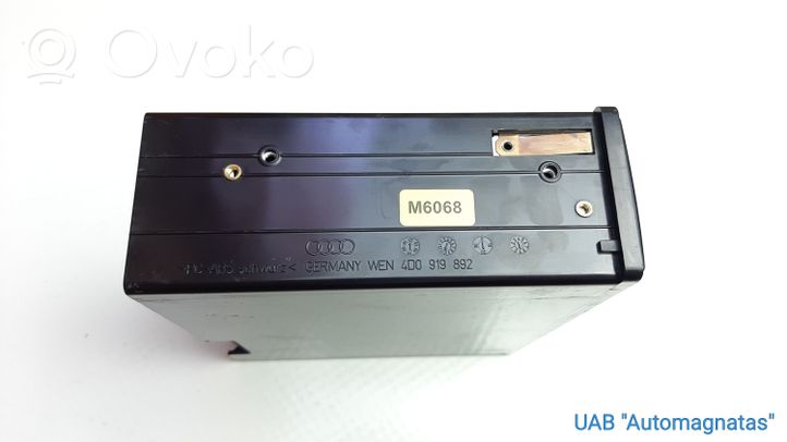 Audi A8 S8 D2 4D Navigation unit CD/DVD player 4D0919892