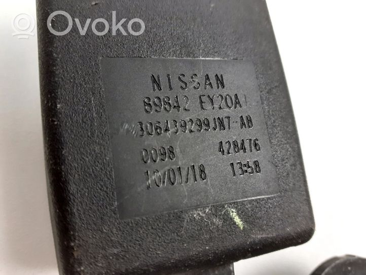 Nissan Qashqai+2 Takaistuimen turvavyön solki 89842EY20A