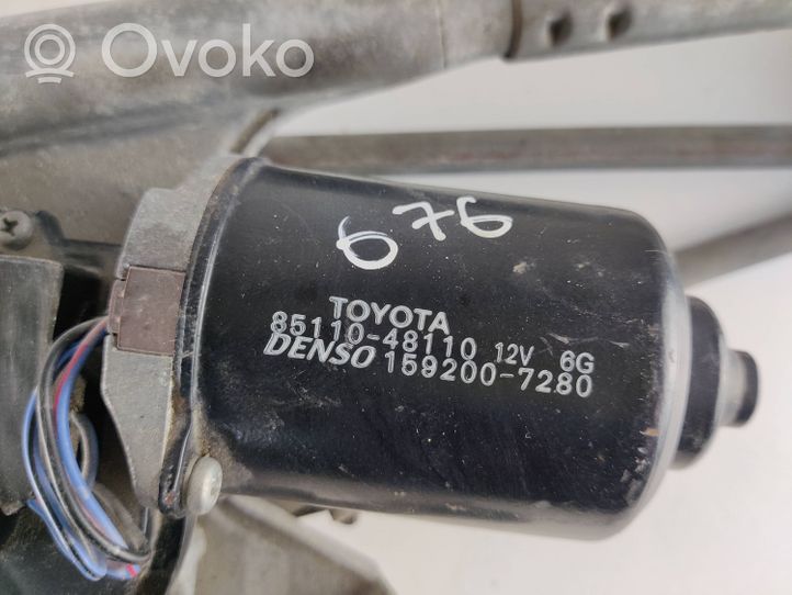 Lexus RX 330 - 350 - 400H Mechanizm i silniczek wycieraczek szyby przedniej / czołowej 8511048110