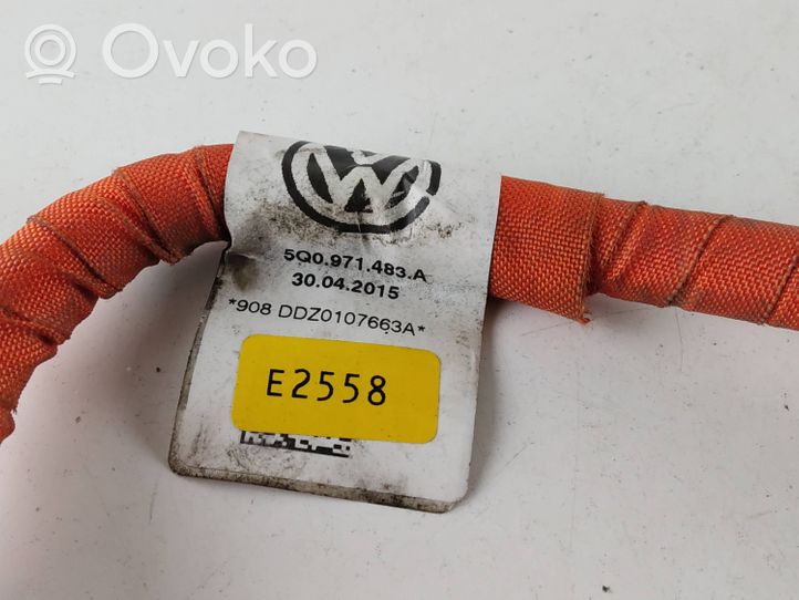 Volkswagen PASSAT B8 Autres faisceaux de câbles 5Q0971483A