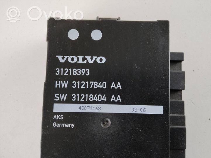 Volvo V70 Sterownik / Moduł elektrycznej klapy tylnej / bagażnika 31218393