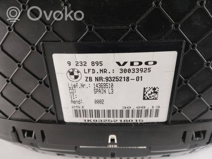 BMW 4 F32 F33 Tachimetro (quadro strumenti) 9325218