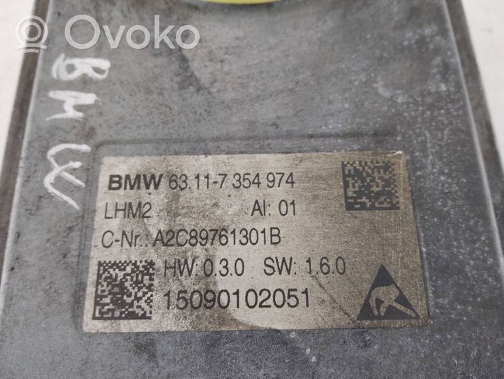 BMW 5 F10 F11 Žibinto blokelis/ (xenon blokelis) 7354974