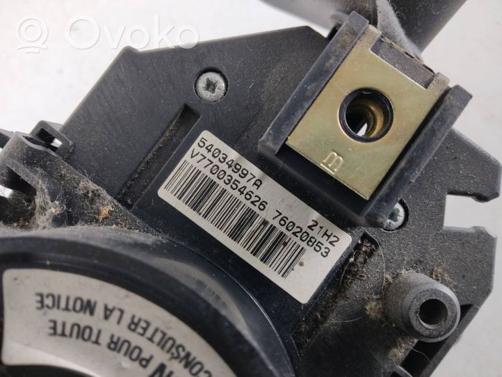 Renault Master II Leva/interruttore dell’indicatore di direzione e tergicristallo V7700354626