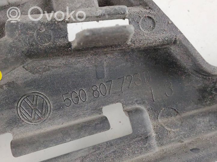 Volkswagen Golf VII Staffa di rinforzo montaggio del paraurti anteriore 5G0807723D