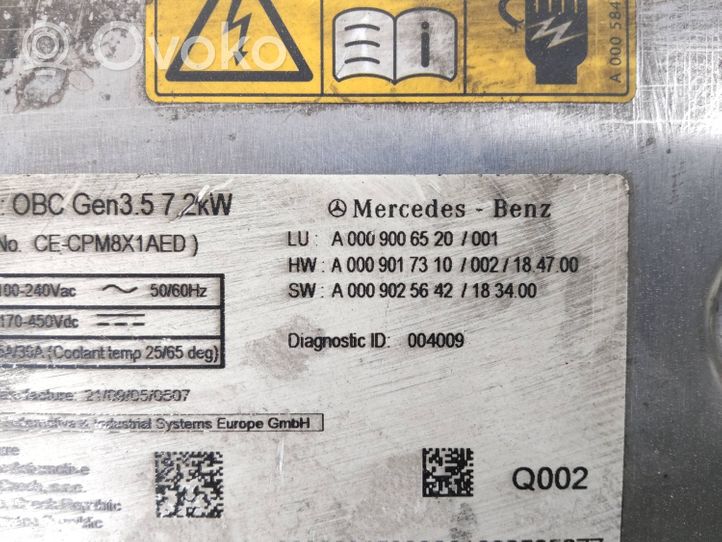 Mercedes-Benz CLA C118 X118 Convertisseur / inversion de tension inverseur A0009006520